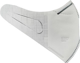 Mascherina facciale protettiva monouso KN95/FFP2 - colore bianco