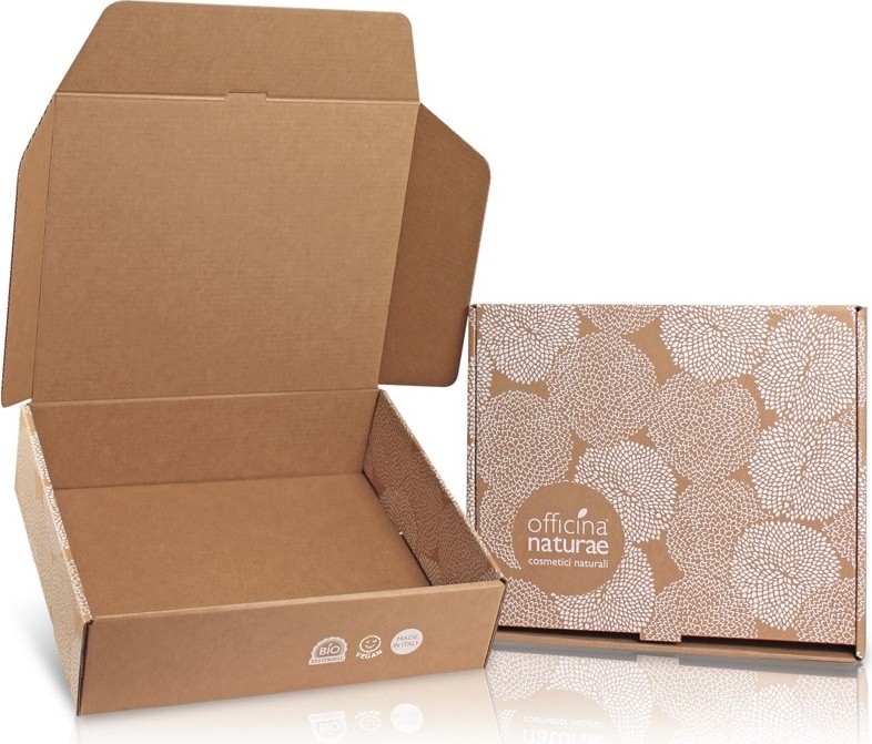 Scatola regalo floreale con logo Officina Naturae - Big Scatola regalo floreale con logo Officina Naturae - Big