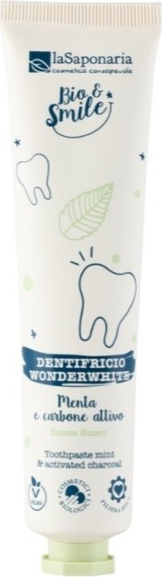 Dentifricio Wonder White Menta&Carbone – LaSaponaria