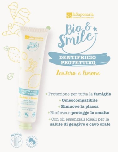 Dentifricio Protettivo Zenzero&Limone – LaSaponaria
