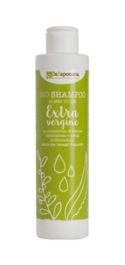 Liquid Bio Shampoo with flax seeds: Extra Virgin - LaSaponaria