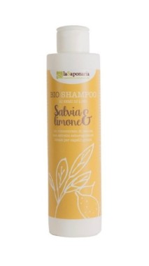 Liquid Bio Shampoo with flax seeds: Sage and Lemon - LaSaponaria
