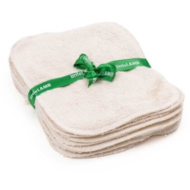 Salviette lavabili in cotone organico (1pz) - Little Lamb