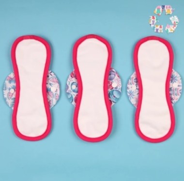 Nora model medium washable sanitary pads (1 pc) - Bloom&Nora