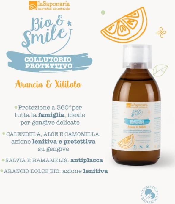 La Saponaria Set da Viaggio Bio&Smile: Pochette + Dentifricio +