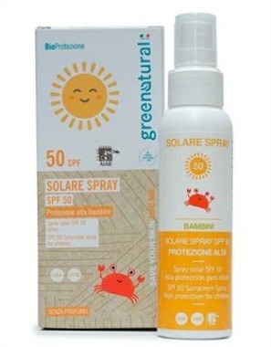 Solare Spray - protezione alta bambini (50 SPF) - GreeNatural