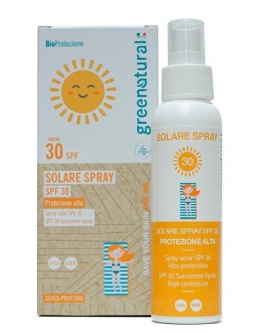 Solare Spray – protezione alta adulti (30 SPF) – Greenatural