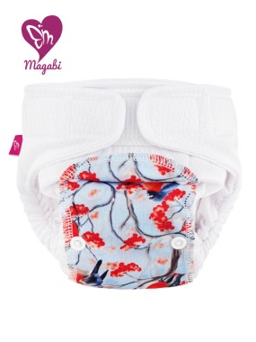 Cloth Diaper FITTED 2.0 Stay Dry VELCRO - Magabi