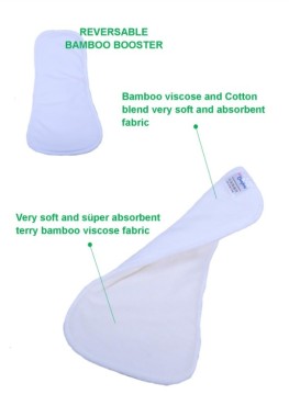 Reversible bamboo booster inserts - New Comfort