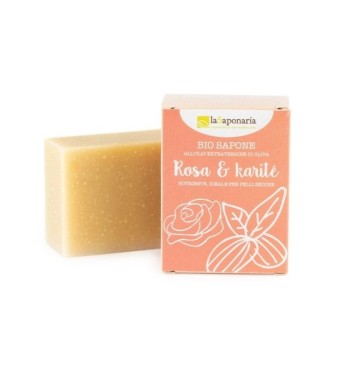 Rose and Shea Butter Soap - LaSaponaria