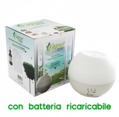 Vapur: ultrasonic diffuser to repel mosquitoes with Catambra