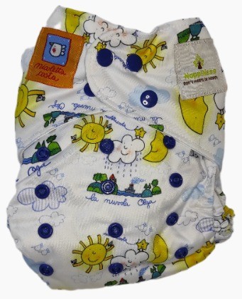 Pannolino Lavabile Pocket Sandwich (SNAP) - Nappiness
