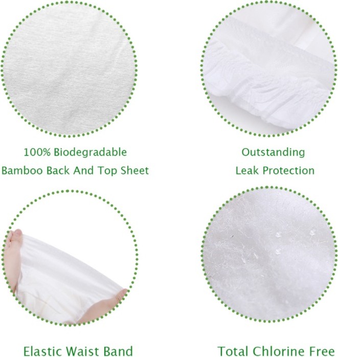 U&G biodegradable diapers size S (3 8 Kg) Eco Boom