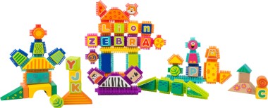 Cubetti e mattoncini da costruzione Safari - Legler