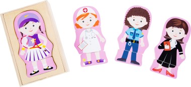 Puzzle in legno Tema "lavoro dei sogni" - Legler