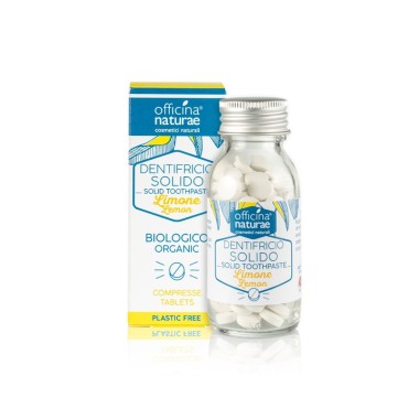 SOLID TOOTHPASTE PADS (LEMON FLAVOR) - OFFICINA NATURAE