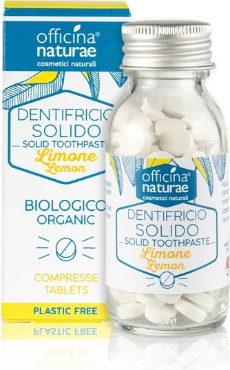 DENTIFRICIO SOLIDO IN PASTIGLIE (GUSTO LIMONE) - OFFICINA NATURAE DENTIFRICIO SOLIDO IN PASTIGLIE (GUSTO LIMONE) - OFFICINA NATURAE