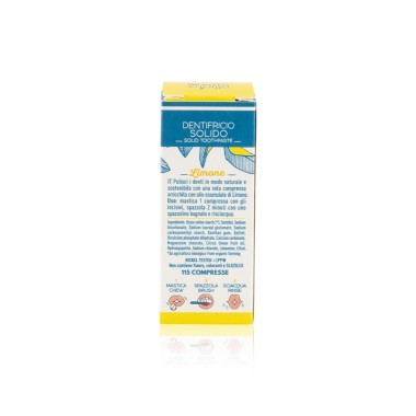 SOLID TOOTHPASTE PADS (LEMON FLAVOR) - OFFICINA NATURAE