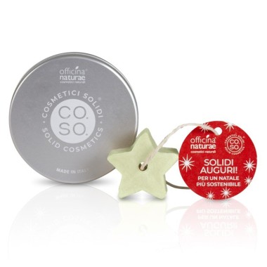 Stellina di Bagnoschiuma Solido "Auguri di Natale" - Officina Naturae