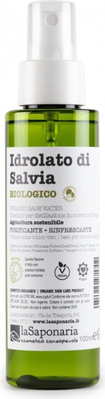Idrolato di Salvia BIO - La Saponaria