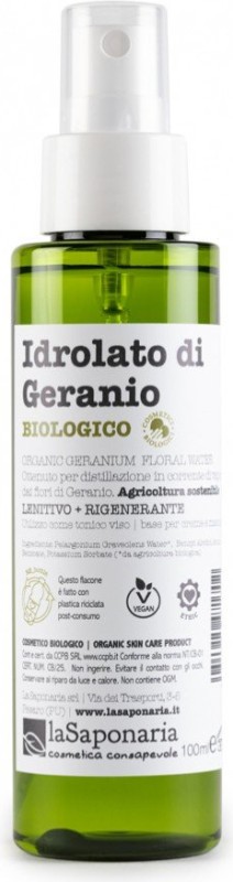 Idrolato di Geranio BIO - La Saponaria Idrolato di Geranio BIO - La Saponaria