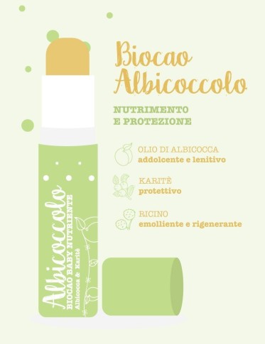 Burro Labbra Biocao Albicoccolo - La Saponaria Burro Labbra Biocao Albicoccolo - La Saponaria