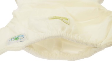 Pannolino lavabile fitted in cotone organico (SNAP) - Blümchen