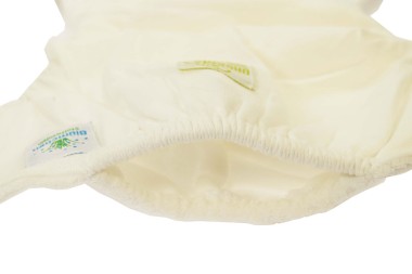 Pannolino lavabile fitted in cotone organico (SNAP) - Blümchen Pannolino lavabile fitted in cotone organico (SNAP) - Blümchen