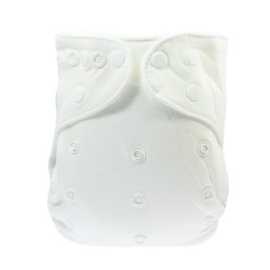 Pannolino lavabile fitted in cotone organico (SNAP) - Blümchen Pannolino lavabile fitted in cotone organico (SNAP) - Blümchen