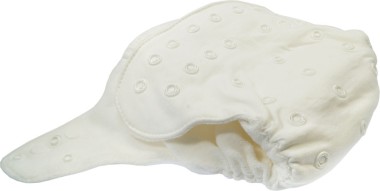 Pannolino lavabile fitted in cotone organico (SNAP) - Blümchen