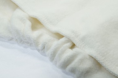 Pannolino lavabile fitted in cotone organico (SNAP) - Blümchen 