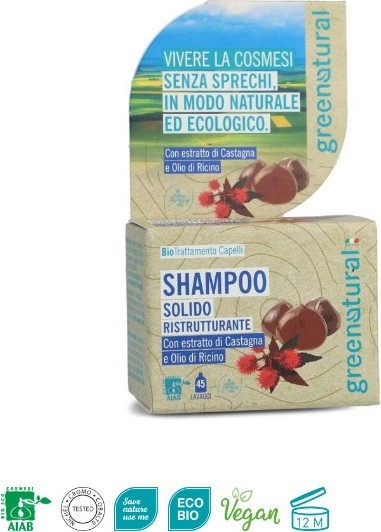Shampoo solido Ristrutturante- Greenatural Shampoo solido Ristrutturante- Greenatural