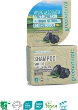 Solid shampoo for oily hair - Greenatural