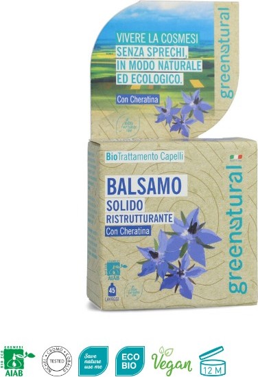 Balsamo solido ristrutturante- Greenatural Balsamo solido ristrutturante- Greenatural