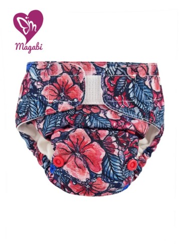 Pannolino Pocket in cotone con chiusura VELCRO (taglia S/M) - Magabi