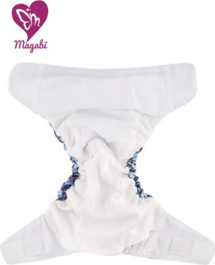 Pocket SUEDE diaper with VELCRO closure (size S/M) - Magabi