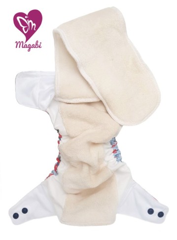 Pannolini Lavabili AIO FROTTE SNAP (taglia S/M) - Magabi