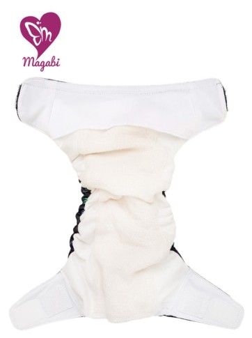 Pannolini Lavabili AIO Bambù e Cotone VELCRO (taglia S/M) - Magabi Pannolini Lavabili AIO Bambù e Cotone VELCRO (taglia S/M) - Magabi