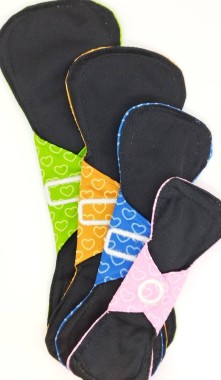 Assorbente lavabile taglia M coolmax nero - CuorPad