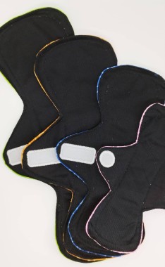 Assorbente lavabile taglia L coolmax nero - CuorPad