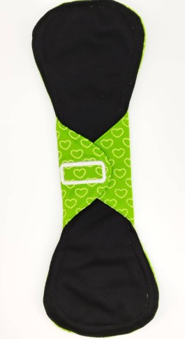 Assorbente lavabile taglia XL coolmax nero - CuorPad