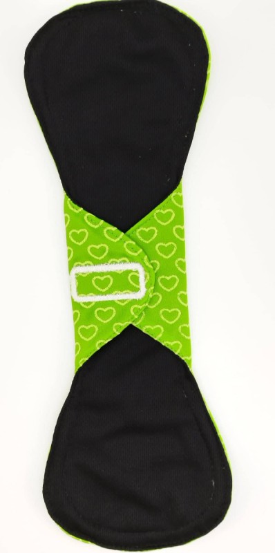 Assorbente lavabile taglia XL coolmax nero - CuorPad Assorbente lavabile taglia XL coolmax nero - CuorPad