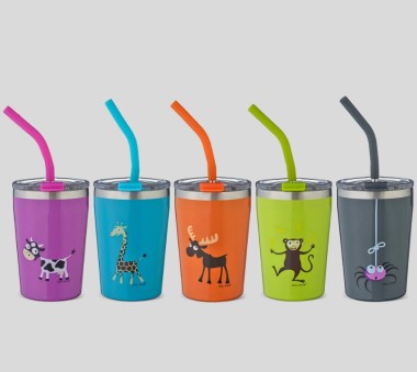 Tazza termica con cannuccia - Carl Oscar