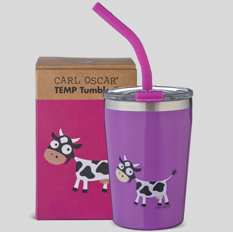 Thermal mug with straw - Carl Oscar