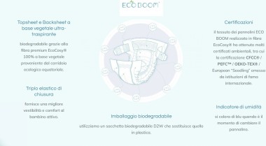 Pannolini U&G biodegradabili  versione PLANT BASED - taglia S (3 - 8 Kg) - Eco Boom