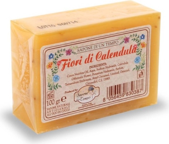 Saponetta ai fiori di Calendula - Sapone di un tempo Saponetta ai fiori di Calendula - Sapone di un tempo