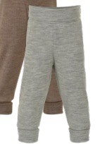 Baby Pantaloni lunghi in lana vergine merino seta - Engel