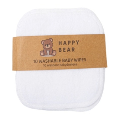 Cotton washable wipes - Happy Bear