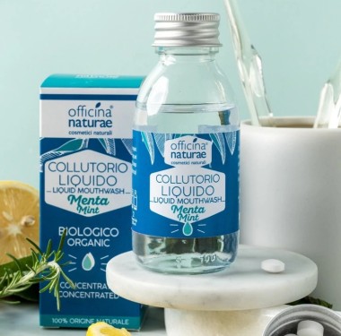 BIO mouthwash concentrated with mint - Officina Naturae