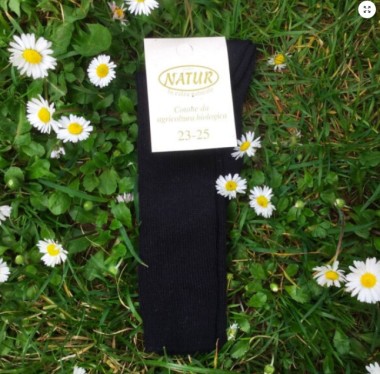 Organic Cotton Long Socks (Children) - Natur